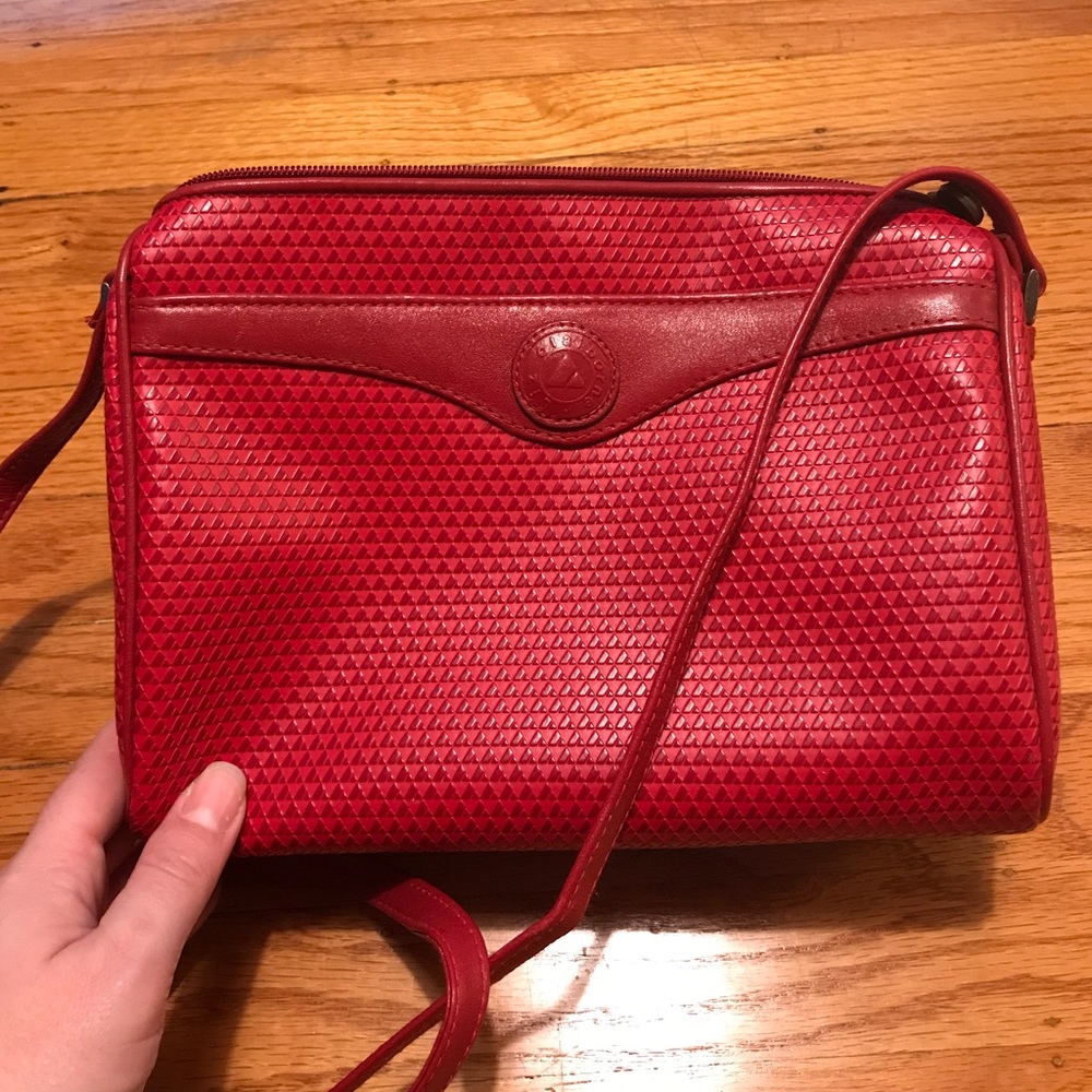 Vintage Red Liz Claiborne Purse
